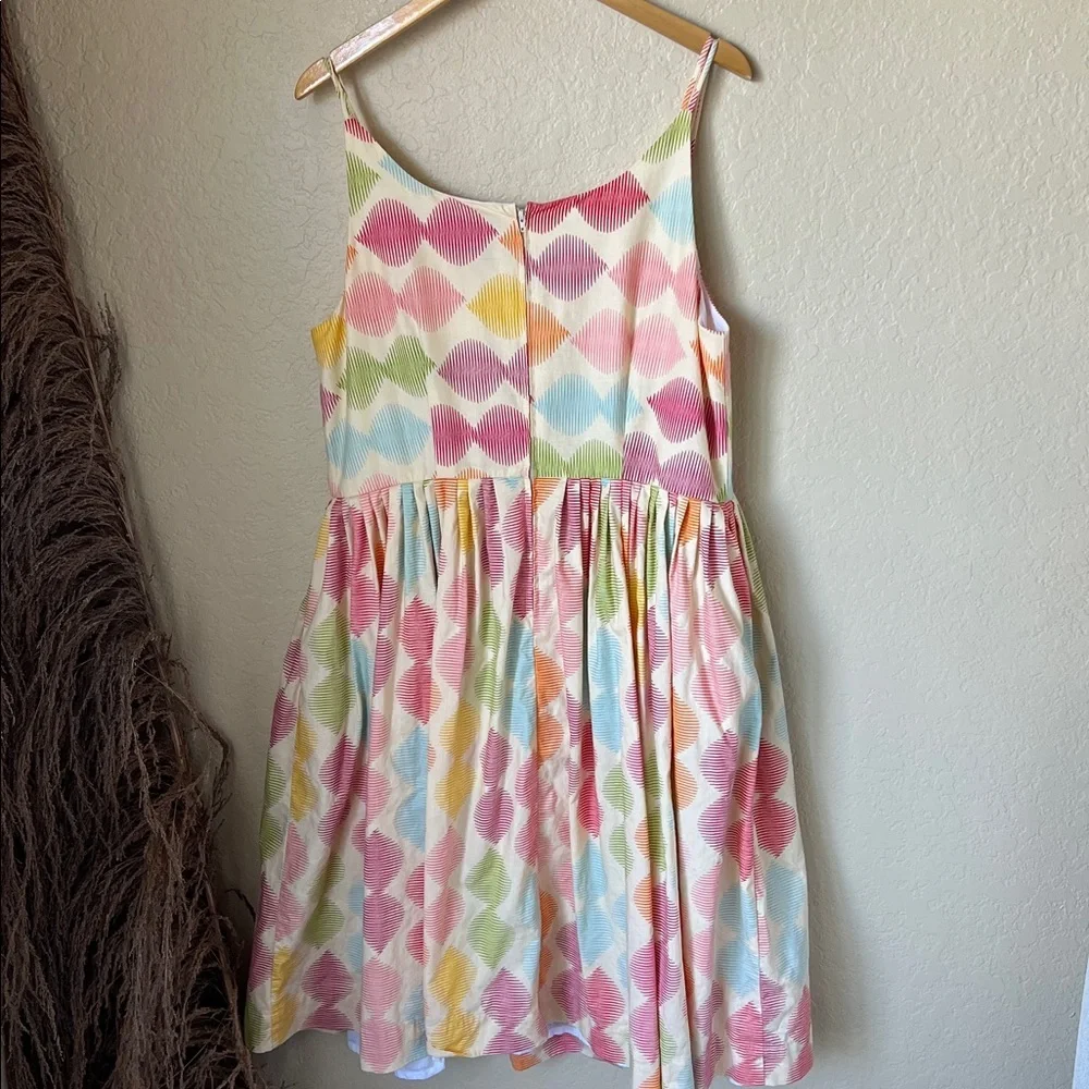 Bea & dot by mod cloth colorful a line knee length vintage style dress - Picture 7 of 10